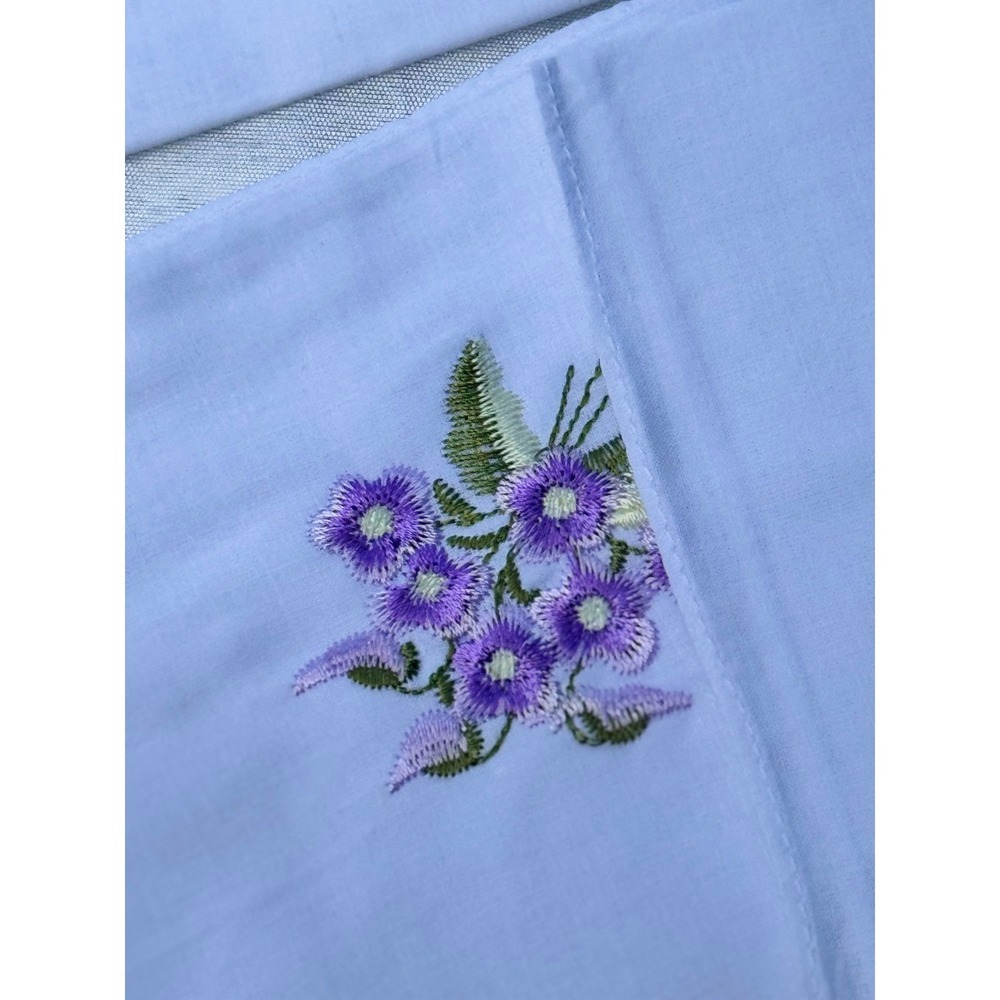 Vermont Country Store Women's Cotton Handkerchiefs 12 Pack Floral Blue 11x11 - Picture 10 of 13